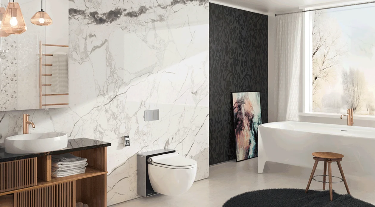 LaPreva: Modernes Dusch-WC