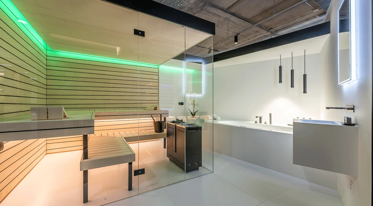 Bauarena Badwelt Sauna