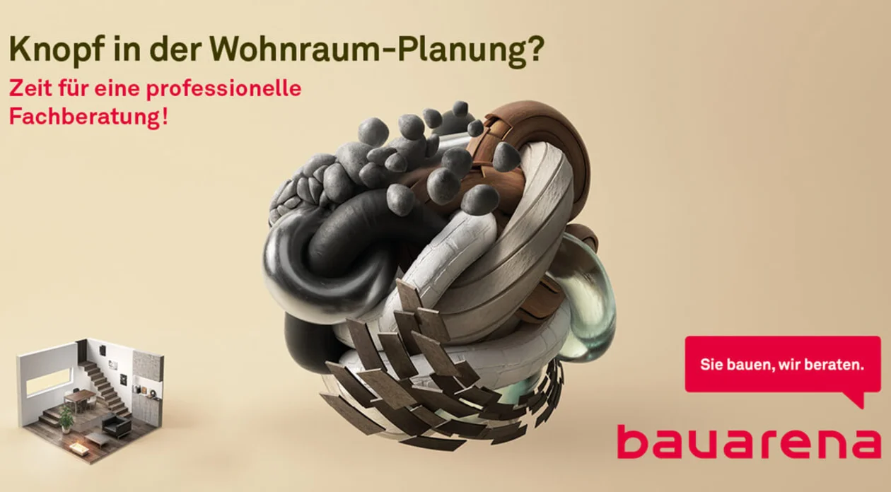 Knopf in der Wohnraum-Planung?