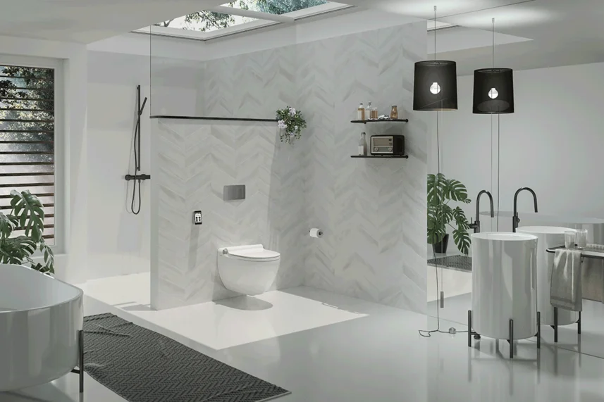 LaPreva: Modernes Dusch-WC