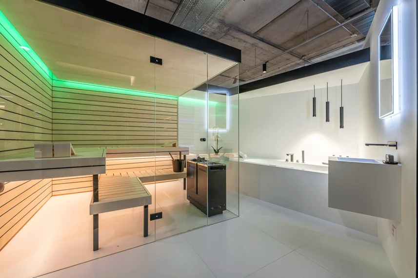 Bauarena Badwelt Sauna