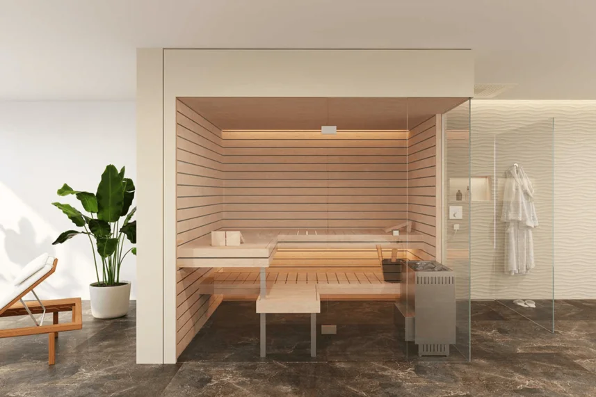 Bauarena Badwelt Sauna