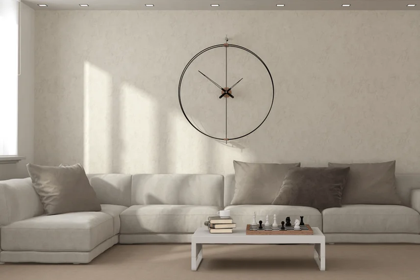 Bauarena Wohnwelt- Helles Wohnzimmer mit Teppich