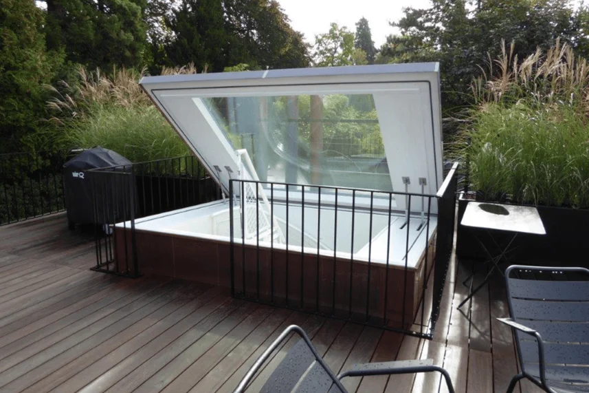 Bauarena Gartenwelt: Dachterrasse