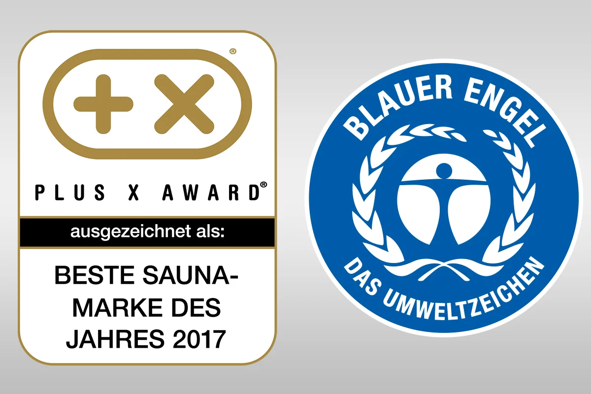 Plus X Award und Blauer Engel