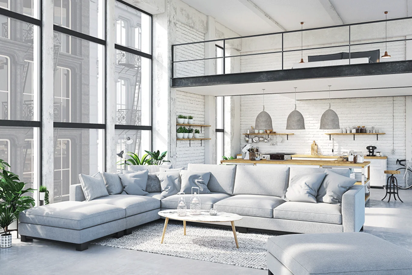 Bauarena Wohnwelt: Modernes Wohnzimmer