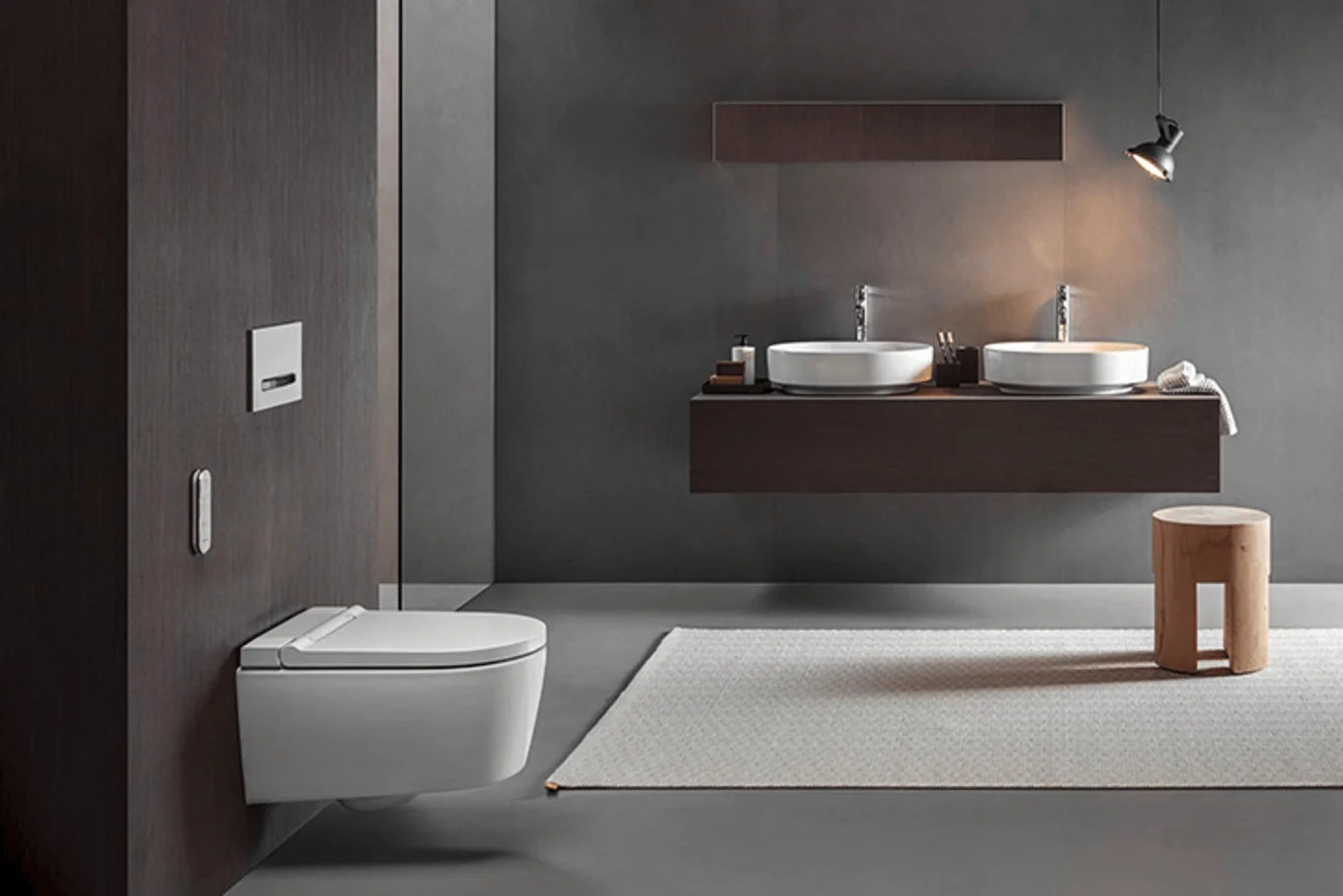 Geberit: Modernes Bad mit Dusch-WC