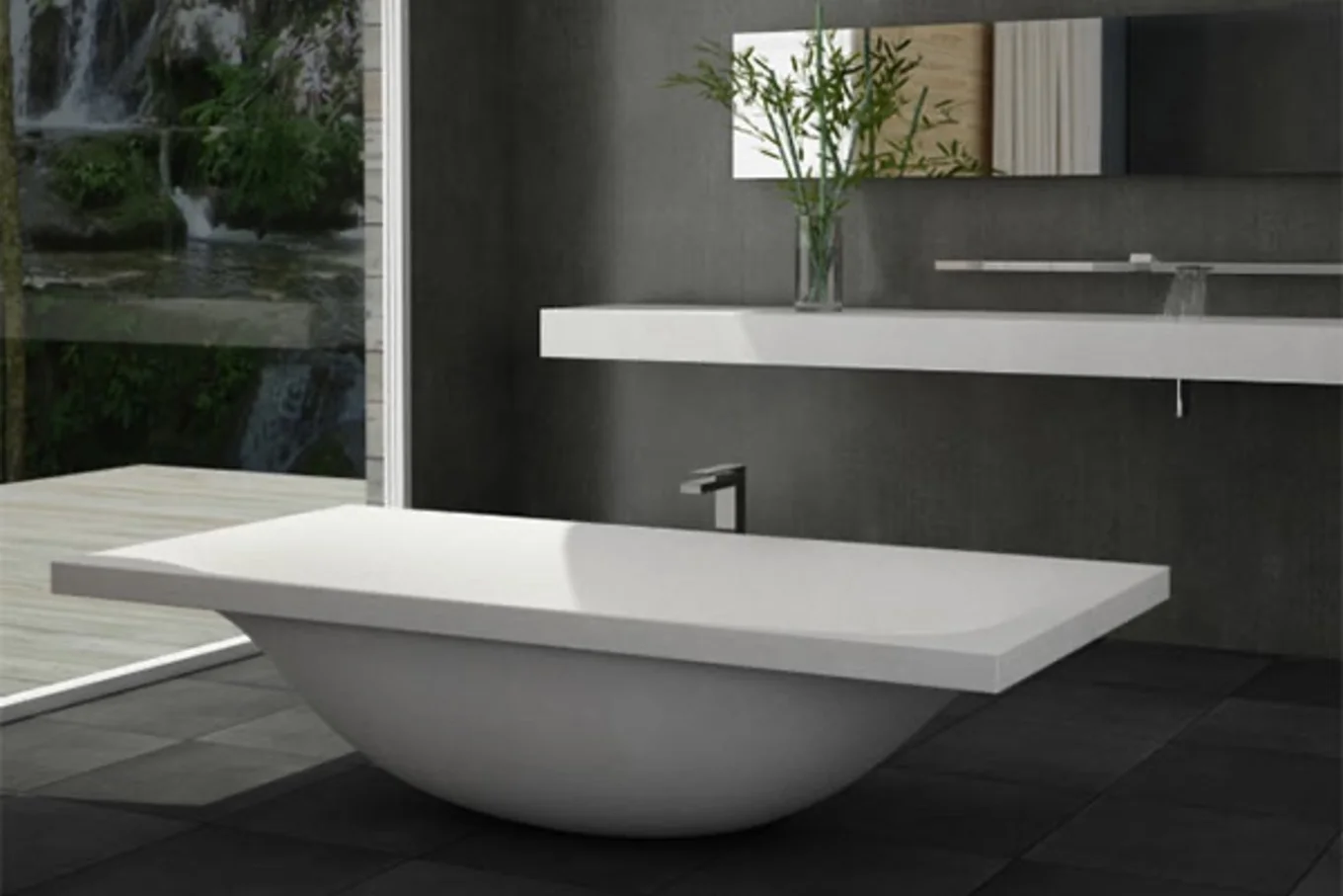 Freistehende Badewanne