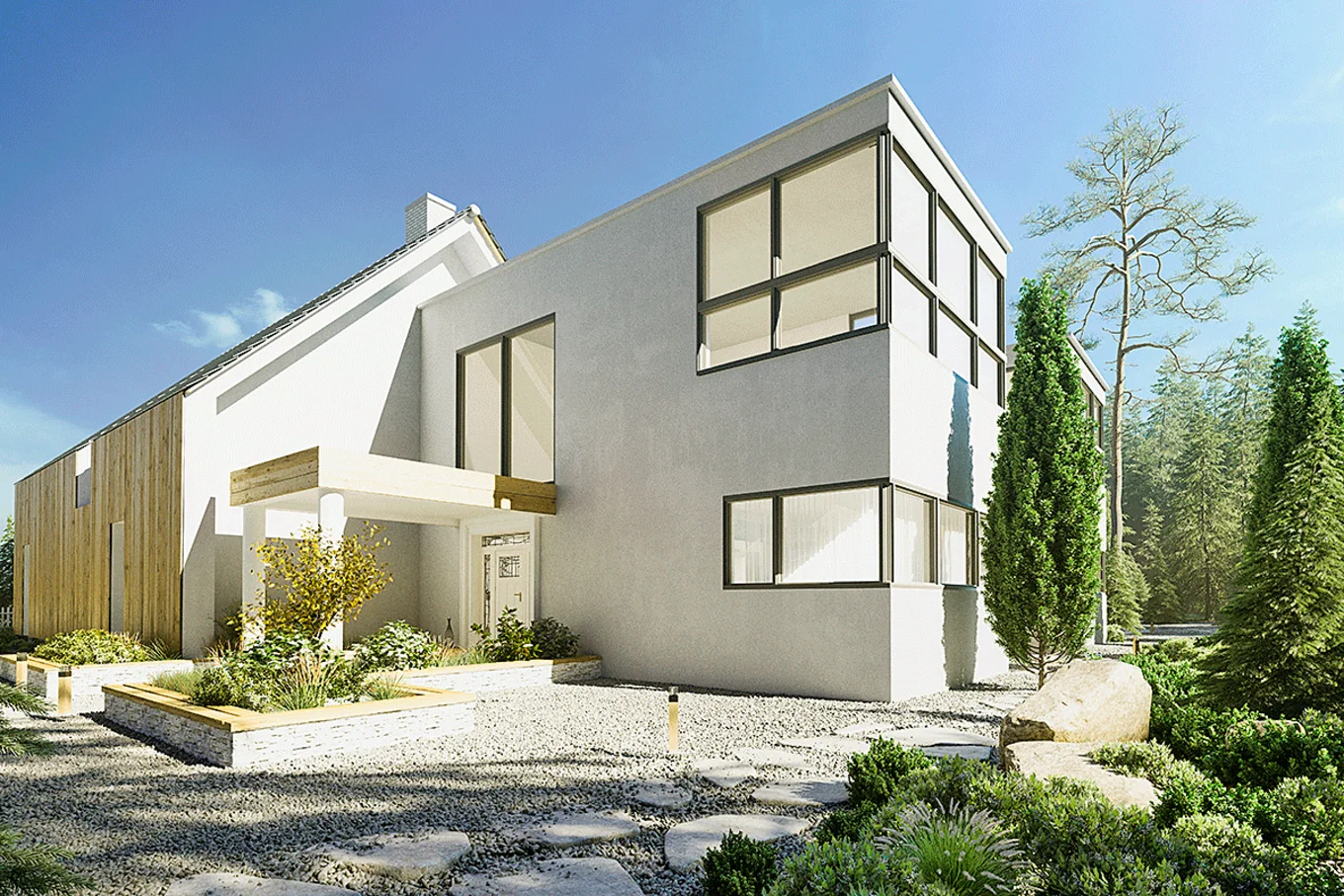 Bauarena Gebäudewelt- Haus im Wald